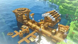 image of Fishing Dock by disruptive builds by NCbr0 Minecraft litematic